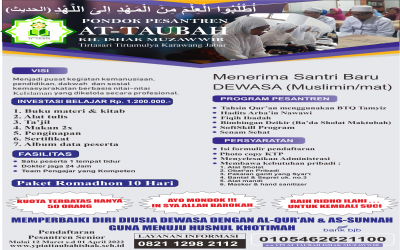 PONDOK PESANTREN SENIOR AT-TAUBAH KH. ISHAK MUZAWWIR